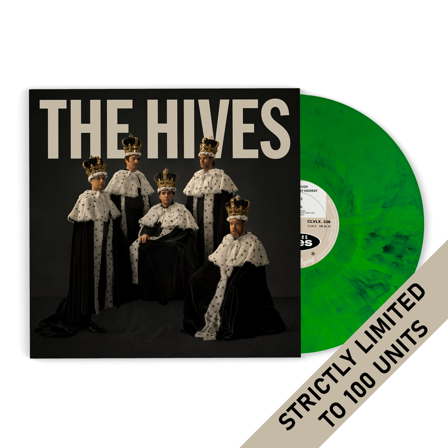 Limited Edition The Hives Forever Forever The Hives Green & Black Marble Effect Vinyl