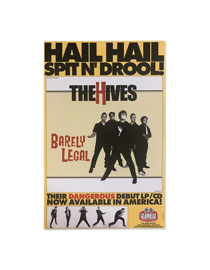 The Hives - Barely Legal Poster