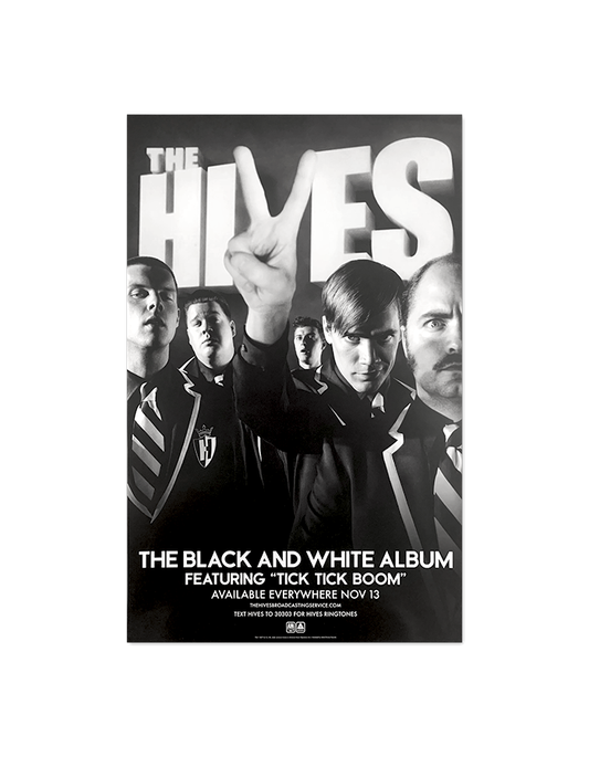 The Hives Black & White Album Poster