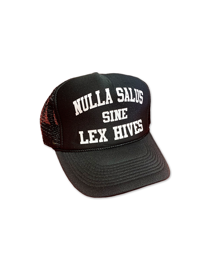 Nallus Salus Black Trucker Hat